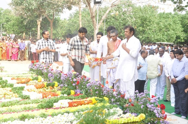 Mohan Babu's Father Manchu Narayanaswamy 11th Day Rite 