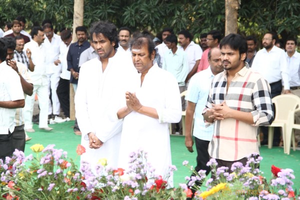 Mohan Babu's Father Manchu Narayanaswamy 11th Day Rite 