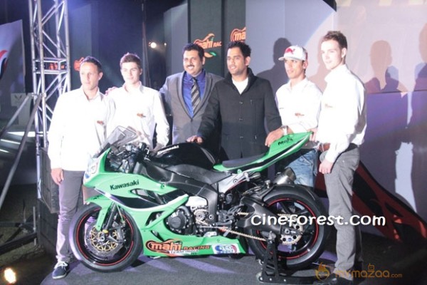 Nagarjuna Amala Tabu at Dhoni’s Bike Racing team Launch Gallery