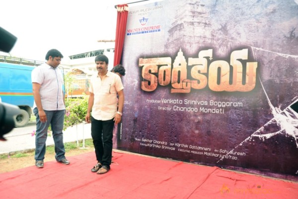 Nikhil Karthikeya movie Opening Photos