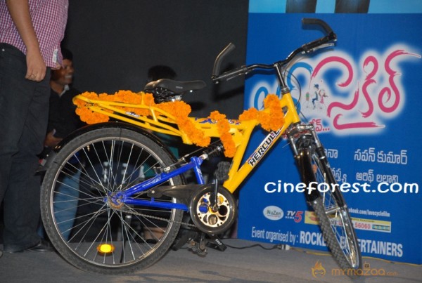 Nithin At Love Cycle Movie Audio Launch Pics