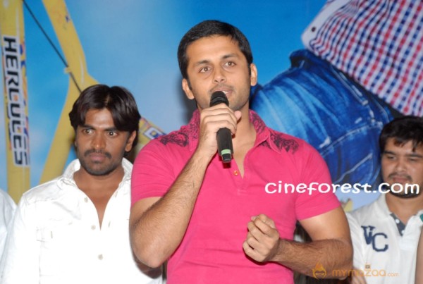 Nithin At Love Cycle Movie Audio Launch Pics