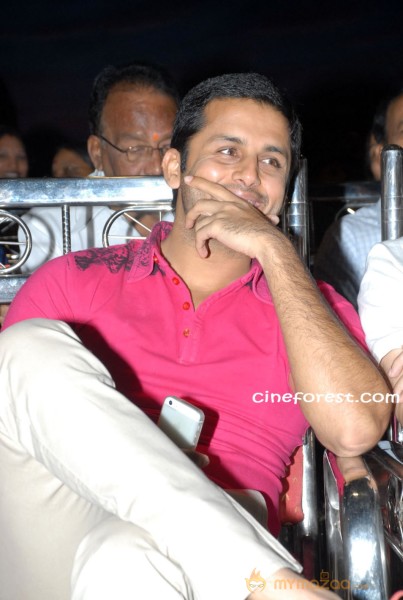 Nithin At Love Cycle Movie Audio Launch Pics