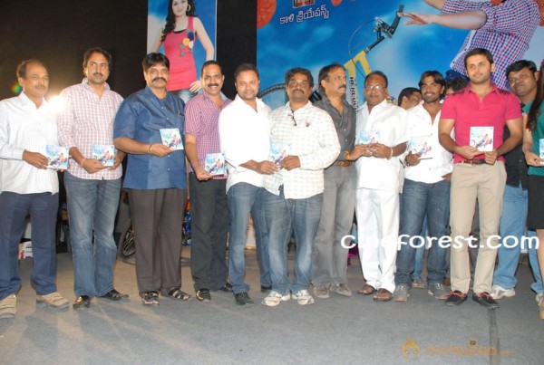 Nithin At Love Cycle Movie Audio Launch Pics