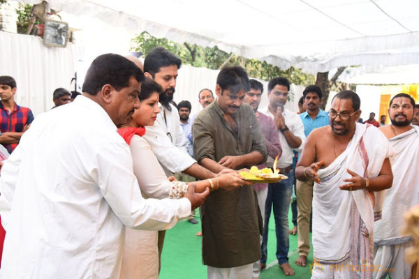 Nithin, Pawan Kalyan,Trivikram New movie Launch Photos