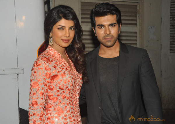 Ram Charan and Priyanka in Movie Zanjeer Promotions Photos