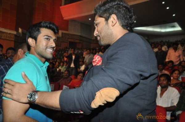 Ram Charan at Iddarammayilatho Audio Launch