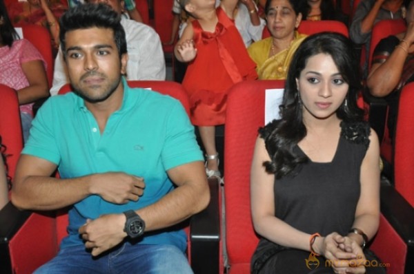 Ram Charan at Iddarammayilatho Audio Launch