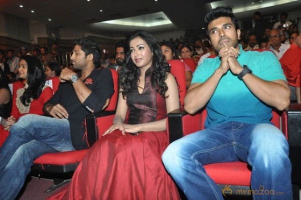 Ram Charan at Iddarammayilatho Audio Launch