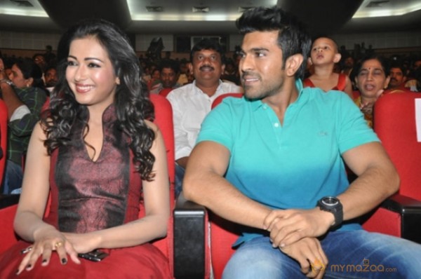 Ram Charan at Iddarammayilatho Audio Launch