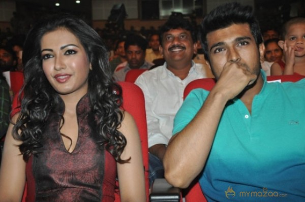 Ram Charan at Iddarammayilatho Audio Launch