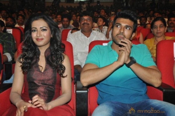 Ram Charan at Iddarammayilatho Audio Launch