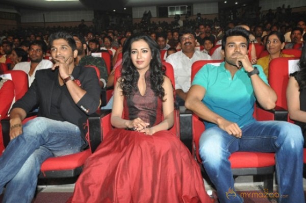 Ram Charan at Iddarammayilatho Audio Launch