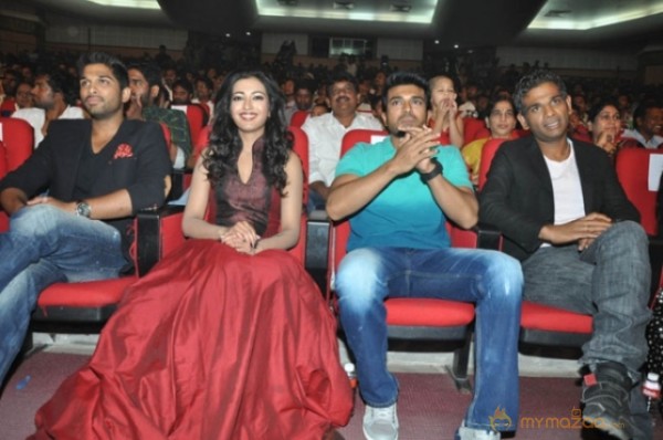 Ram Charan at Iddarammayilatho Audio Launch