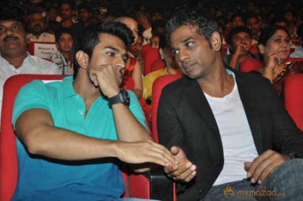 Ram Charan at Iddarammayilatho Audio Launch