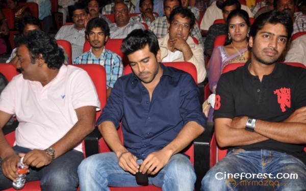 Ram Charan At Yamudiki Mogudu Audio Launch Pics