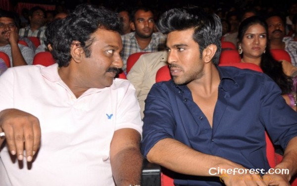 Ram Charan At Yamudiki Mogudu Audio Launch Pics