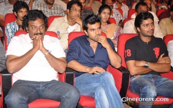 Ram Charan At Yamudiki Mogudu Audio Launch Pics