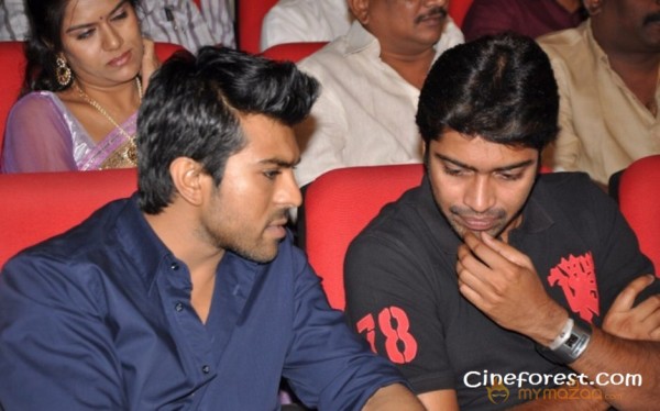 Ram Charan At Yamudiki Mogudu Audio Launch Pics