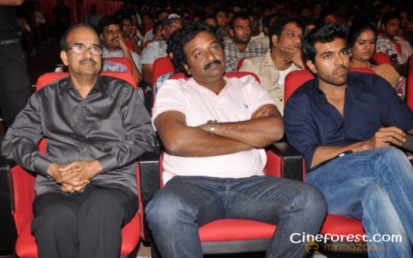 Ram Charan At Yamudiki Mogudu Audio Launch Pics