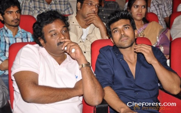 Ram Charan At Yamudiki Mogudu Audio Launch Pics