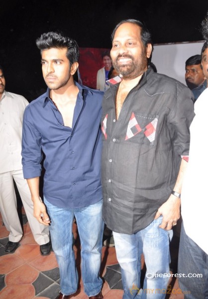 Ram Charan At Yamudiki Mogudu Audio Launch Pics