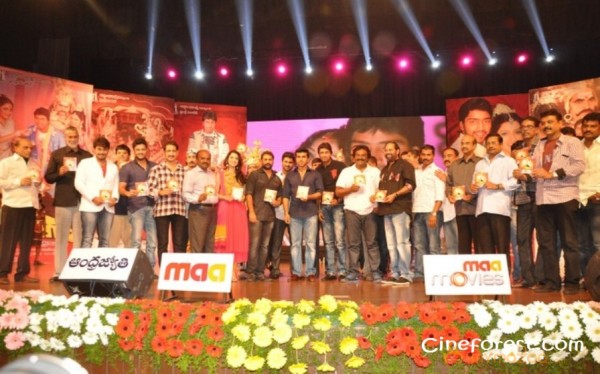 Ram Charan At Yamudiki Mogudu Audio Launch Pics