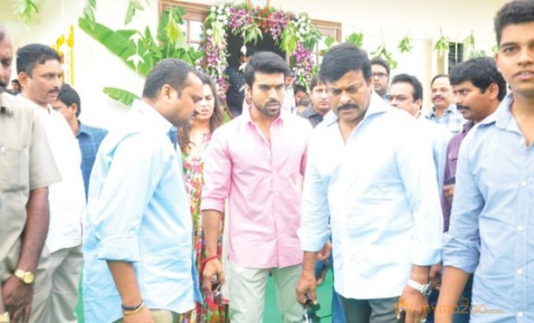 Ram charan Koratala Siva movie Opening Photos