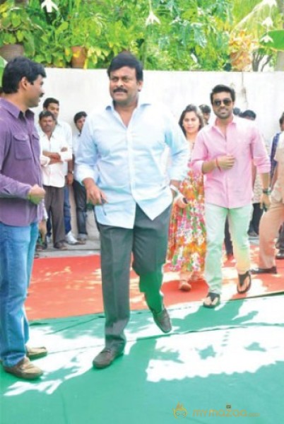 Ram charan Koratala Siva movie Opening Photos