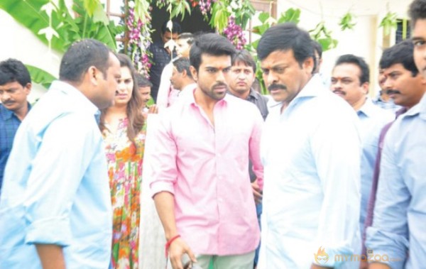 Ram charan Koratala Siva movie Opening Photos