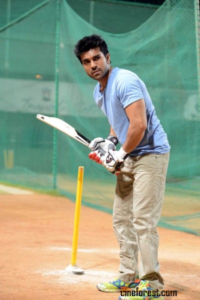 Ramcharan at CCL 3 Practice Photos