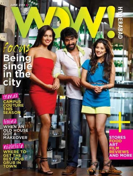 Rana, Nathalia Kaur and Madhurima WOW Magazine Photoshoot Photos