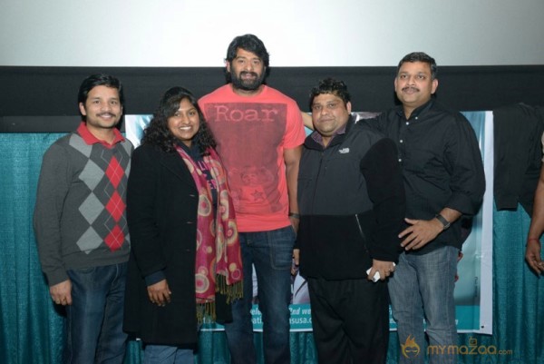 Rebel Star Prabhas With USA Fans Photo Gallery