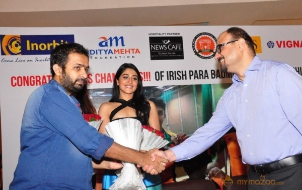 Regina Shilpa at Irish ParaBadminton Winners Felicitation Event