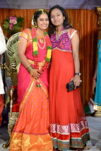 Singer Pravalika Marriage Reception Photos