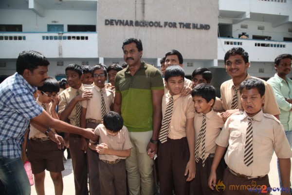 Sunil Birthday Celebrations At Devnar Blind School 