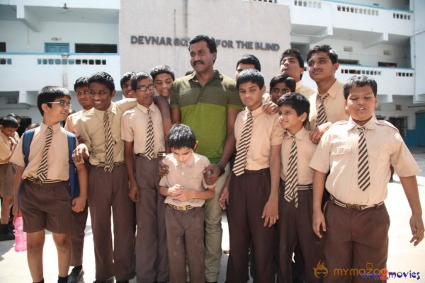 Sunil Birthday Celebrations At Devnar Blind School 