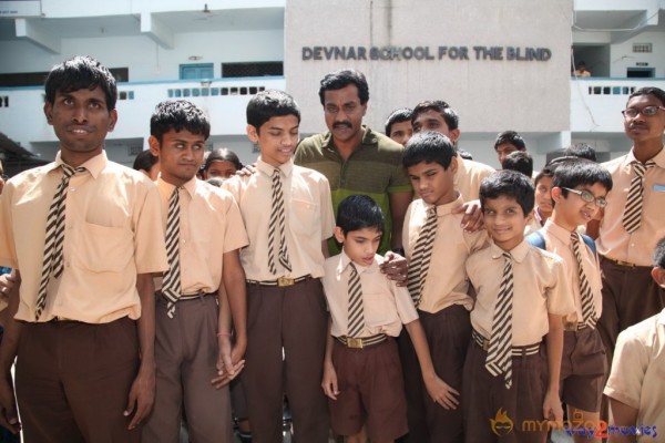 Sunil Birthday Celebrations At Devnar Blind School 