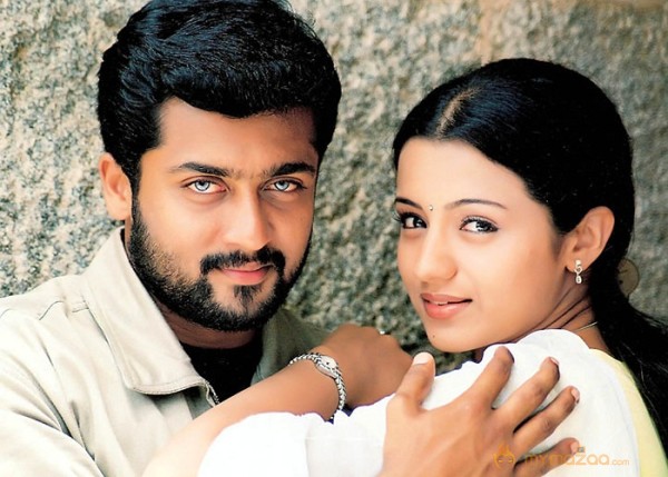 Surya-Trisha Latest Photos from Kanchu Movie