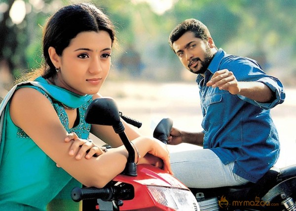 Surya-Trisha Latest Photos from Kanchu Movie