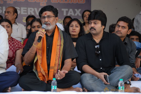 Telugu Film Industry Protest Against Service Tax 