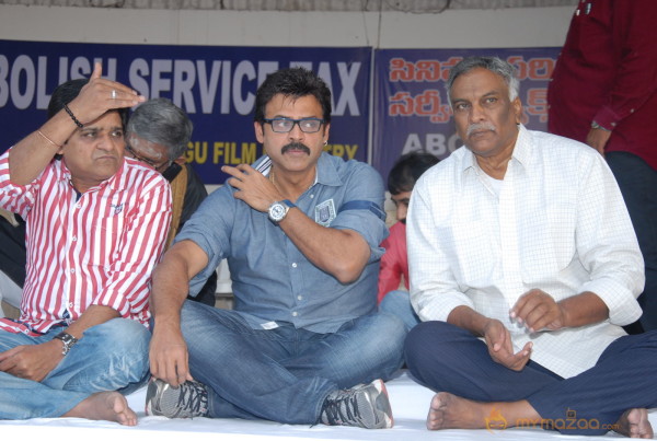 Telugu Film Industry Protest Against Service Tax 