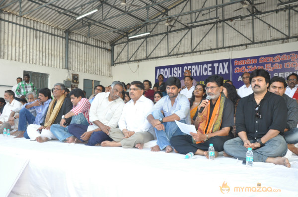 Telugu Film Industry Protest Against Service Tax 