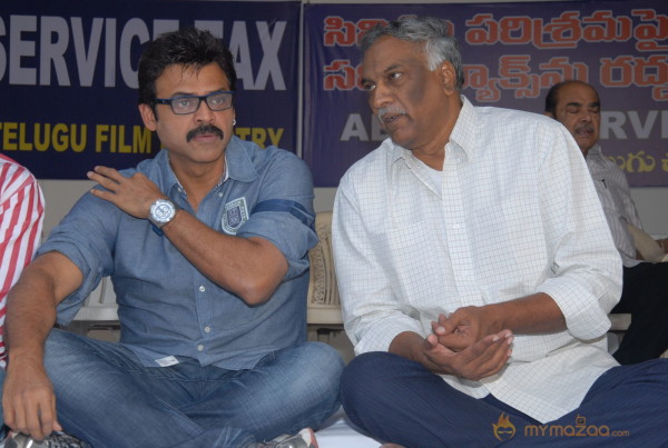 Telugu Film Industry Protest Against Service Tax 