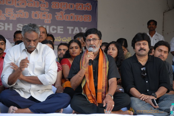 Telugu Film Industry Protest Against Service Tax 