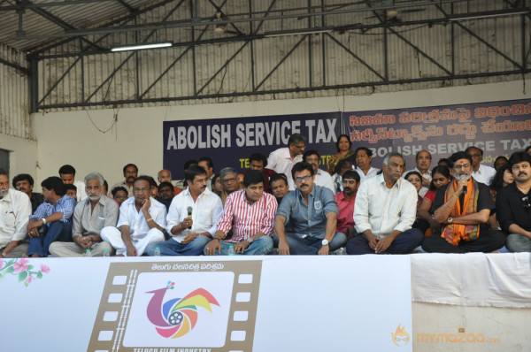 Telugu Film Industry Protest Against Service Tax 