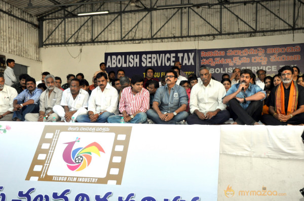 Telugu Film Industry Protest Against Service Tax 