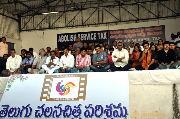 Telugu Film Industry Protest Against Service Tax 