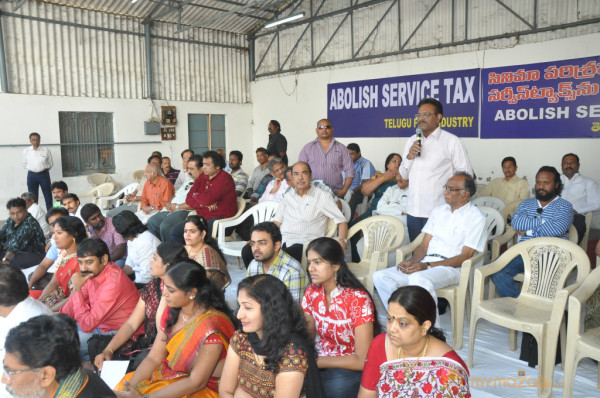 Telugu Film Industry Protest Against Service Tax 