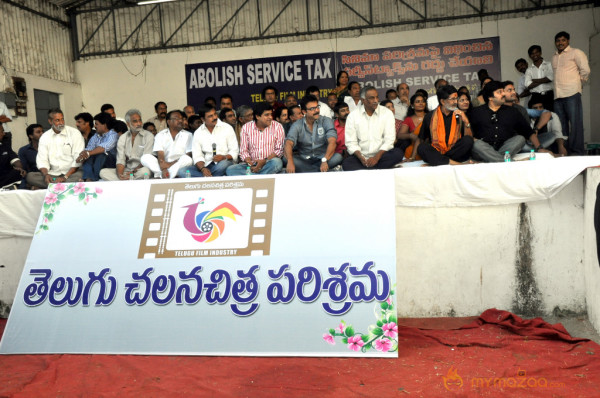 Telugu Film Industry Protest Against Service Tax 